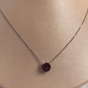 Sterling silver Swarovski crystal necklace